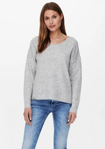 ONLY Strickpullover ONLCAMILLA V-NECK L/S PULLOVER KNT NOOS