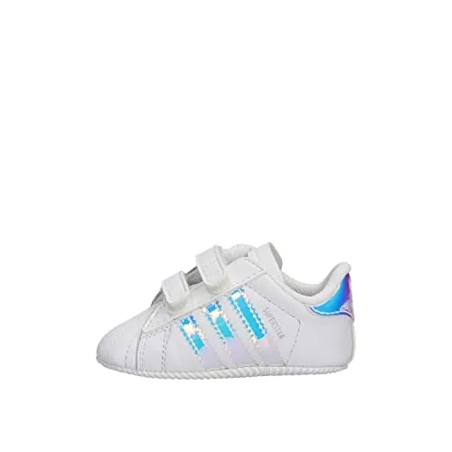 adidas Jungen Unisex Kinder Superstar Crib Gymnastikschuhe, Weiß (FTWR White/FTWR White/Core Black FTWR White/FTWR White/Core Black), 21 EU