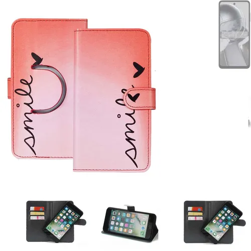 360° Schutzhülle für HMD Pulse Pro Wallet Case Design smile