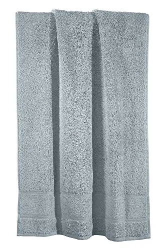 Erwin Müller Badetuch Karlsruhe 100% Baumwolle hellgrau Größe 100x150 cm - extrem saugstark, leicht, flauschig weich, hautschmeichelnd (weitere Farben)
