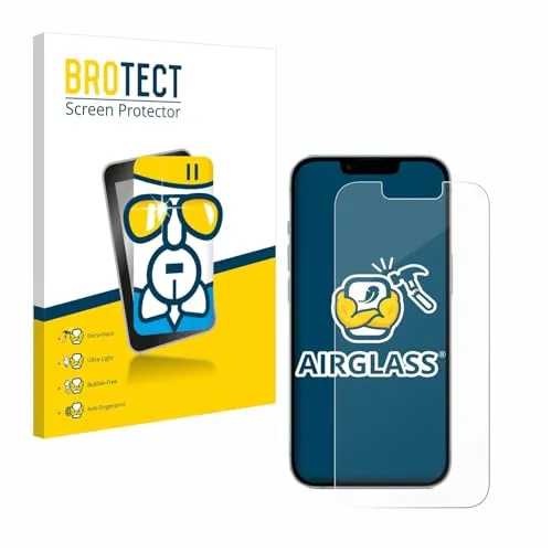BROTECT Schutzglas für Apple iPhone 14 Schutzfolie Panzer Folie Glas Made in Germany [Extrem Kratzfest 9H, Anti-Fingerprint, Ultra-Transparent]