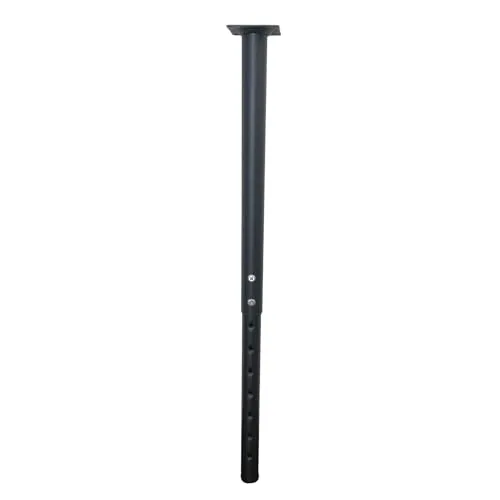 Jahof Tischbeine Metall Höhenverstellbar 55-90 cm für Schreibtisch, Esstisch, Couchtisch, Bürotisch, Ø42/38 mm (1, Schwarz)