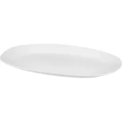 Servierplatte 23 X 16,5 Cm, Weiß, Gerade, Oval von OEM