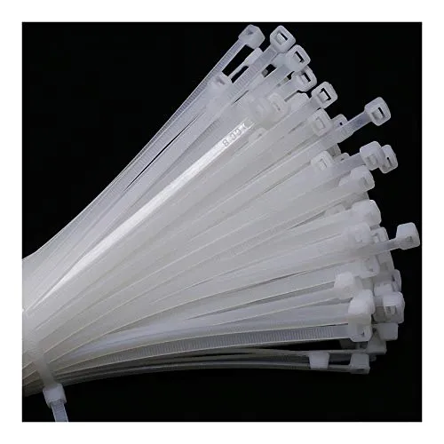 Stück Kabelbinder 300mm,Nylon Kabelbinder weiß Set 250