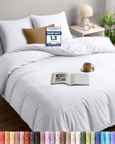 Bettbezüge Weiß von Utopia Bedding