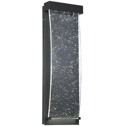 Produktbild Elstead Lighting Außenwandleuchte Eurofase, Schwarz, Metall, Glas
