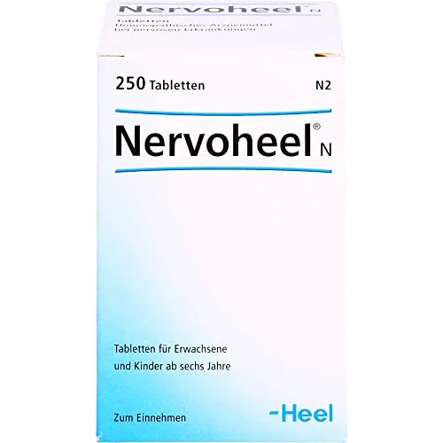 Nervoheel N 250 ST - Homöopathisches Arzneimittel - Arzneimittel zur Linderung von nervösen Beschwerden und Erschöpfungszuständen, ideal für Erwachsene und Kinder ab 6 Jahren.