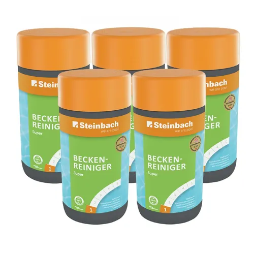 STEINBACH Beckenreiniger Super 5 l | Effektiver Grundreiniger für Pools
