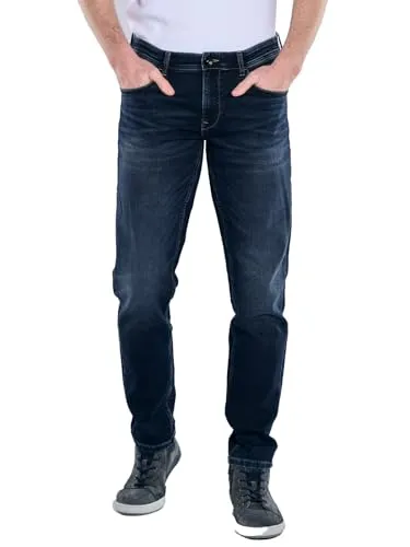 engbers Herren Herren Super-Stretch-Jeans Regular, Indigoblau, 38265, Indigoblau in Größe 33/32