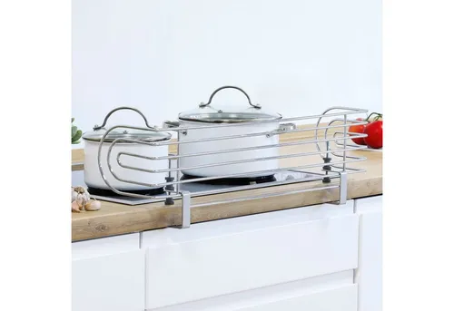 Haushalt International Herdschutzgitter, verchromt