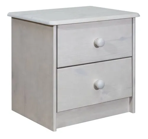 vidaXL Nachttisch aus massivem Kiefernholz 43x34x40 cm von vidaXL