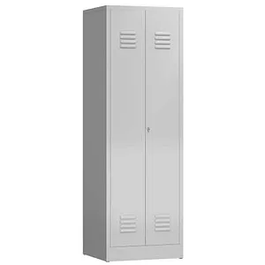 Steelboxx Mehrzweckschrank 2 Abteile, 1800 x 600 x 500 mm - Komplett verschweißt - Hochschrank mit langlebiger Stahl-Konstruktion, 2 Abteile, keine Montage erforderlich, ideal für Ordnung und Sicherheit in jedem Raum.