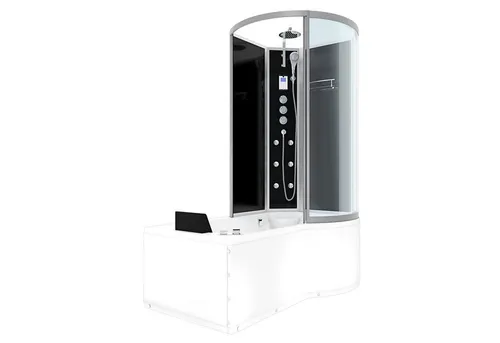 AcquaVapore Whirlpool K50-L33-Wp-Ec-Ea – 3in1 Duschsystem in Schwarz