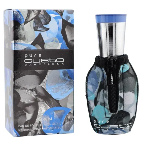Custo Barcelona Pure Man Eau de Toilette 30 ml - Herrenduft mit frischen, würzigen und holzigen Noten für eine moderne, maskuline Ausstrahlung – ideal für Alltag und sportliche Anlässe.