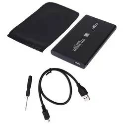 I49 2,5 Zoll USB 2.0 SATA Externes Festplattengehäuse – HDD Case Box für 2,5