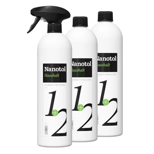 Nanotol Haushalt 2in1 - Auffrischer für Nanotol Versiegelung - Effektiver Allzweckreiniger mit Nanotechnologie, der reinigt und gleichzeitig versiegelt. Für eine porentiefe Sauberkeit und mühelose Pflege im Alltag geeignet.