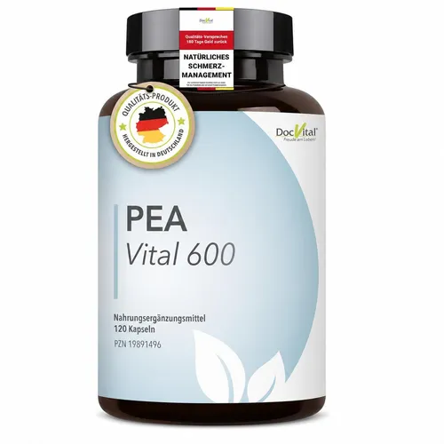 PEA Vital 600 Kapseln – 1200mg hochdosiert, vegan