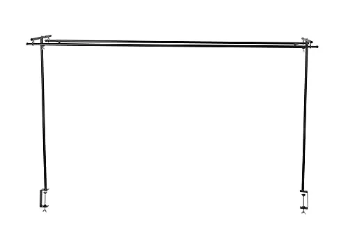 Spetebo Deko Tischgestell schwarz ausziehbar 140-250 cm in schwarz von Spetebo