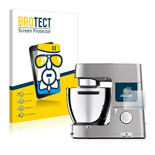 BROTECT Schutzglas für Kenwood KCL 95 cooking chef XL. Schutzfolie Panzer Folie Glas Displayschutz Made in Germany [Kratzfest 9H, Anti-Fingerprint]