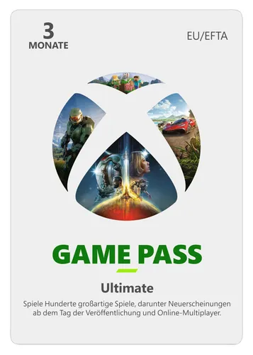 Produktbild Microsoft Xbox Game Pass Ultimate 3 Monate ESD Download