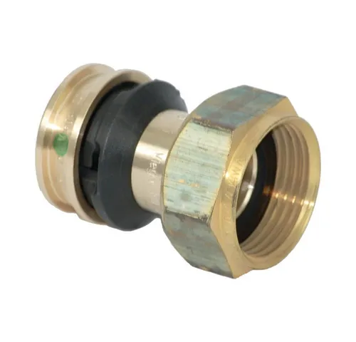 Viega Wasserrohr Viega Raxofix Verschraubung, flachdichtend, 20 mm x 3/4