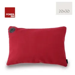 POWER INN® Wärmekissen 20 x 30 cm Soft Filz rot mit Akku