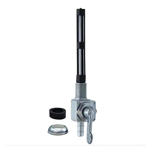 Produktbild Benzinhahn Kraftstoffhahn, M10 x 1, Abgang unten, ohne Wassersack, Metall-Hebel