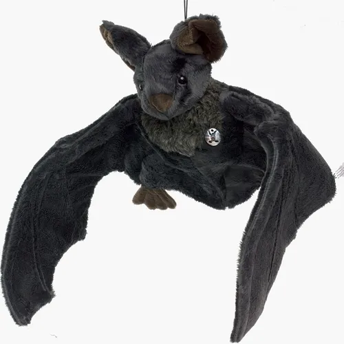 Fledermaus Kuscheltier Flughund dunkelgrau XXL Plüschtier 73 cm BETTY - Kuscheltiere - XXL Plüschfledermaus mit beweglichen Flügeln, ideal als Geschenk für Fledermausfans und vielseitig einsetzbar als Deko oder Spielzeug.