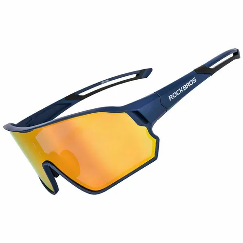 ROCKBROS Fahrradbrille UV400 Polarisiert - Moderne Fahrrad-Sonnenbrille mit polarisierten Gläsern für optimalen Schutz vor UV-Strahlen. Ideal für Sportler und Outdoor-Enthusiasten. Leichtes und robustes Design für höchsten Tragekomfort.