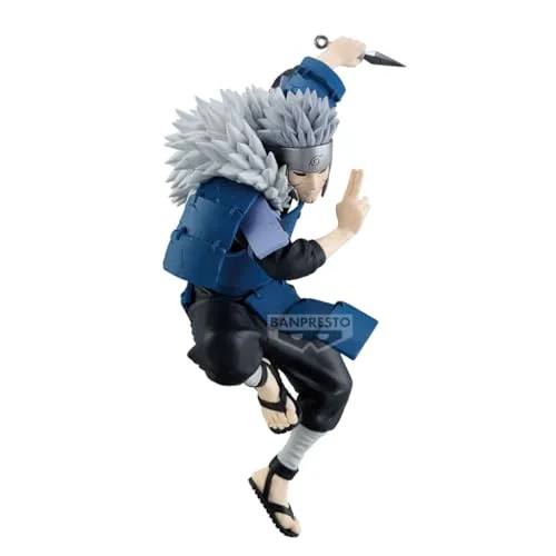 Banpresto Tobirama Senju Actionfigur - Naruto Shippuden - Detailreiche 18 cm PVC-Figur von Tobirama Senju aus Naruto Shippuden, ideal für Sammler und Anime-Fans. Lieferung in versiegelter Box mit Basisständer für optimale Präsentation.