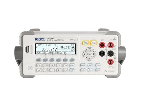 RIGOL Tischmultimeter,DM3058E Digital Multimeter,5½-stellig TRMS,0.015% DCV-Genauigkeit,123 rdgs/s Leserate,2000-Punkte-Speicher,multimeter digital für Labors