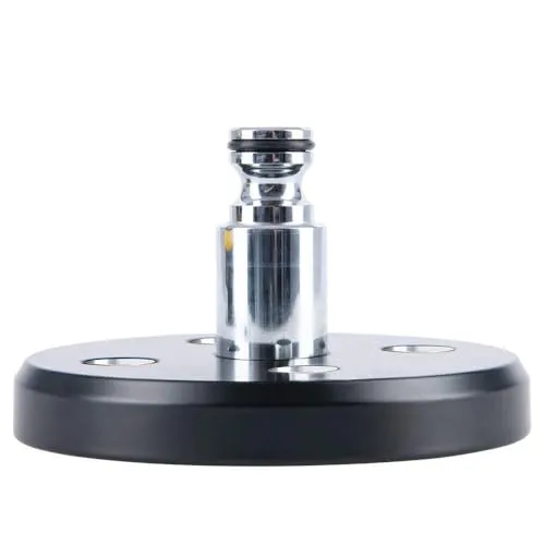 Oxford Beast Floor Lock Adaptor, Black/Silver