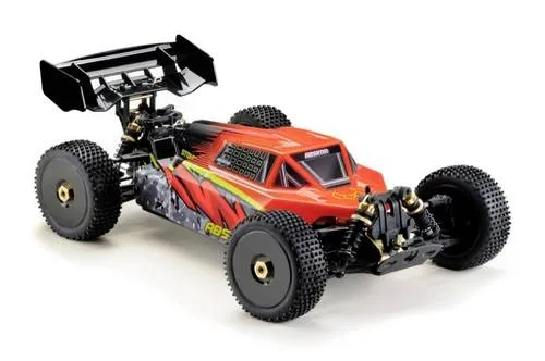 Absima STOKE V2 Orange, Schwarz - 1:8 Brushless RC Buggy 4WD - RC-Modelle mit beeindruckendem 4WD Chassis, programmierbarem Fahrtenregler und bis zu 70 km/h Geschwindigkeit - ideal für Einsteiger und Profis!