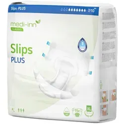 Medi-Inn Inkontinenz-Slips PLUS XL, 7 Tropfen - Inkontinenzeinlagen mit Unisex-Passform, atmungsaktiv und geruchsbindend. Ausgestattet mit Nässeindikator für zuverlässigen Schutz und hohen Tragekomfort.