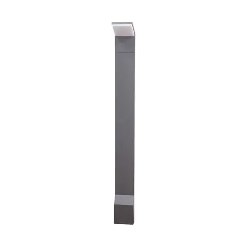 Lucande LED Pollerleuchte Nevio, warmweiß - Moderne Pollerleuchte aus Aluminium in grafitgrau und weiß, mit fest verbautem 8,5 W LED-Leuchtmittel für energieeffiziente Außenbeleuchtung. Ideal für stilvolle Wege und Gärten.