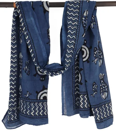 Guru-Shop Sarong Leichter Pareo Schal, Sarong, handbedrucktes..