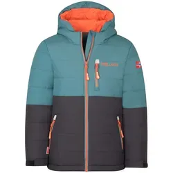 Trollkids Hemsedal XT Winterjacke für Kinder - Funktionsjacke in stormy blue/black/flame orange, leicht, winddicht und wasserabweisend – ideal für kalte Tage und aktive Kids.