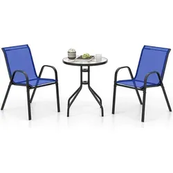 COSTWAY 3tlg. Balkonmöbel Set