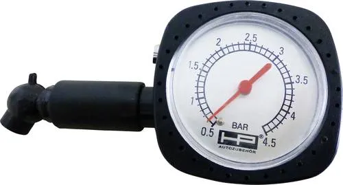HP Autozubehör 21251 Reifendruckprüfer mechanisch Messbereich Luftdruck 0.5 - 4.5 bar
