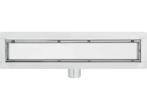 Duschrinne, Bodenablauf 50cm aus Edelstahl 304 - Hochwertige Ablaufrinne aus rostfreiem Edelstahl 304, ideal für moderne Badezimmer und sorgt für effizienten Wasserabfluss.