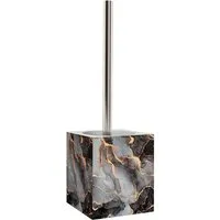 Sanilo WC Bürste Marmor Abstrakt - WC-Bürsten & Halter, elegantes Design aus hochwertigem Edelstahl, sofort einsatzbereit ohne Bohren und pflegeleicht für ein stilvolles Badezimmer.