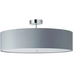 Xxxl Deckenleuchte Andria, Chrom & Hellgrau von Brilliant