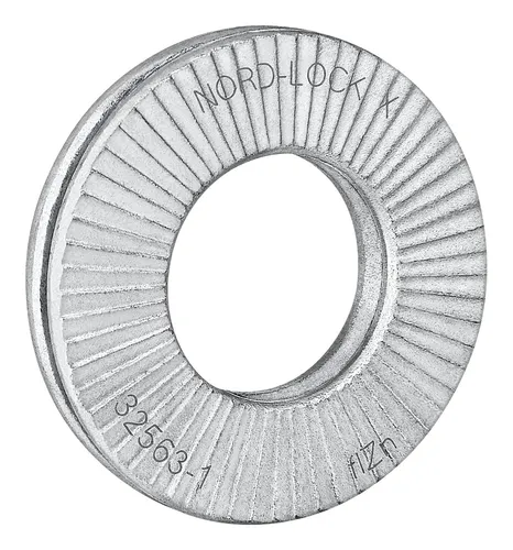 Nord-Lock Keilsicherungsfederscheiben 1.7225 NLX10sp - 2621 (VPE: 200 Paar) - Keilsicherungsscheiben für zuverlässige Schraubensicherung, robust und vibrationsfest – ideal für industrielle Anwendungen.
