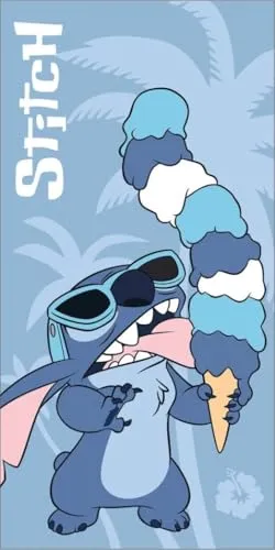 arlis Strandtuch Stitch oder Badetuch Stitch, 70 x 140 cm (Stitch Strandtuch – K)