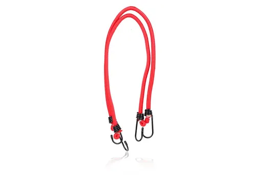 alca Zurrgurt Gepäckspanner 2 St. 60cm rot Spanngurte Haken verstellbar & dehnbar (2-St)