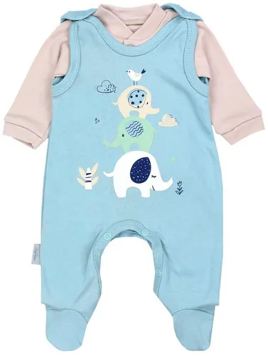 TupTam Strampler TupTam Baby Mädchen Jungen Strampler mit Langarmshirt Aufdruck Spruch