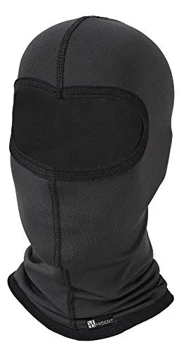 Hisert Sturmhaube Skimaske Silverplus Thermoaktive HR 13 (Graphite/Schwarz, XS/S)