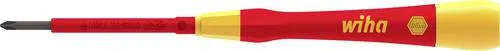 Wiha 42380 Elektriker, VDE, Elektronik- u. Feinmechanik Kreuzschlitz-Schraubendreher PH 1 Klingenlänge: 65mm