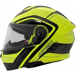Produktbild Apex MI100 Klapphelm Porto schwarz gelb Gr. M 57/58