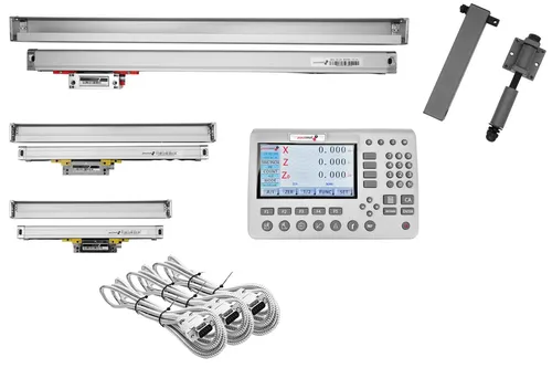PAULIMOT 4-Achsen Glasmaßstab-Messsystem-Set mit LCD-Bildschirm für PM5000